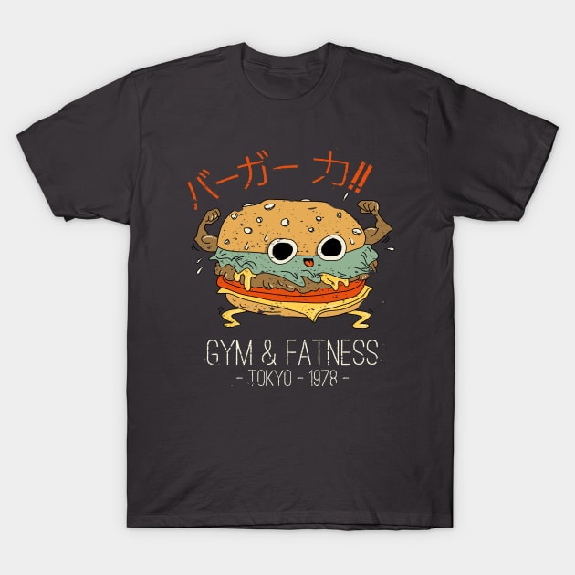 Burger Strength! T-Shirt by Feldir